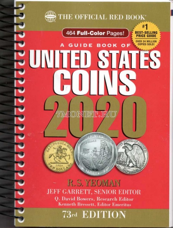 Каталог монет США Red Book Yeoman 2020, 73rd Edition