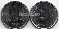 монета Бразилия 1 крузейро 1982-1984 год 