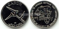 монета Габон 1500 франков КФА (1 африка) 2005 год 
