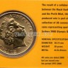 монета Австралия 5 долларов 2000 год Олимпийские игры в Сиднее - Софтбол, в буклете 16 из 28