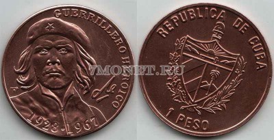 монета Куба 1 песо 2003 Че Гевара
