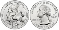 США 25 центов 2013 год гора Рашмор (Mount Rushmore), 20-й