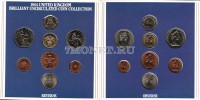 Великобритания набор из 8-ми монет 1984 год