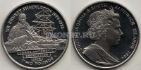 монета Сандвичевы острова 2 фунта 2004 год Эрнест Генри Шеклтон — трансантарктическая экспедиция 1914 года
