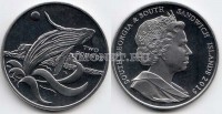 монета Сандвичевы острова 2 фунта 2015 год «Горбатые киты»