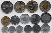 Алжир набор из 15-ти монет