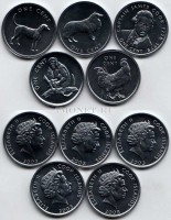 Острова Кука набор из 5-ти монет 2003 год