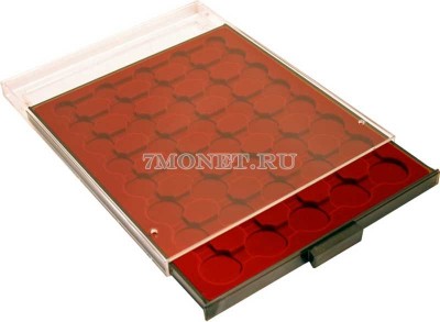 бокс для монет евро в капсулах