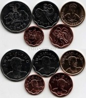 Свазиленд набор из 5-ти монет 2011 год
