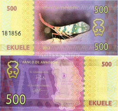 бона Остров Аннобон 500 экуэль 2013 год