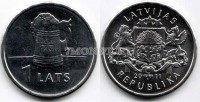 монета Латвия 1 лат 2011 год пивная кружка