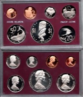 Острова Кука набор из 7-ми монет 1972 год PROOF