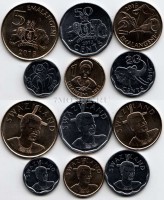 Свазиленд набор из 6-ти монет 2015 год