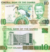 бона Гамбия 10 даласи 2012 год