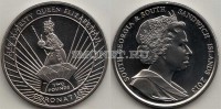 монета Сандвичевы острова 2 фунта 2013 год 60 лет Коронации Елизаветы II
