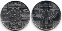монета Германия 10 евро  2013 год 150 лет Красному Кресту