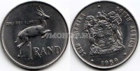 монета Южная Африка 1 рэнд 1989 год Спрингбок (антилопа-прыгун)