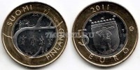 монета Финляндия 5 евро 2011 год Серия «Исторические провинции Финляндии» - Лапландия, Лаппи