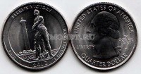 США 25 центов 2013 год штат Огайо Победа Перри и Международный Мемориал Мира, 17-й