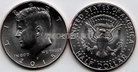 монета США 1/2 доллара 2015Р год Кеннеди