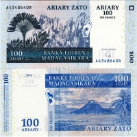 бона Мадагаскар 100 ариари 2004 год