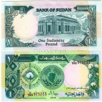 бона Судан 1 фунт 1987 год