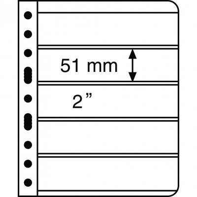 листы для банкнот Vario 5C (прозрачные)