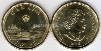 монета Канада 1 доллар 2015 год Утка