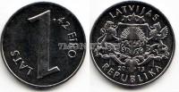 монета Латвия 1 лат 2013 год Монета паритета