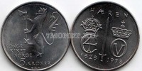 монета Норвегия 5 крон 1978 год 350-ая Годовщина норвежской Армии
