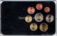 ЕВРО набор из 8-ми монет Португалия в пластиковой упаковке, цветной