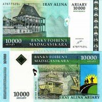 бона Мадагаскар 10000 ариари 2003 год