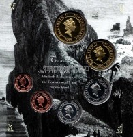 Острова Питкерн набор из 6-ти монет 2009 год в буклете