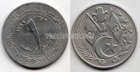 монета Алжир 1 динар 1964 год
