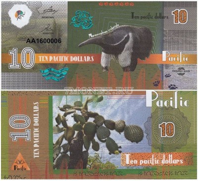бона Тихий океан 10 долларов 2016 год Муравьед