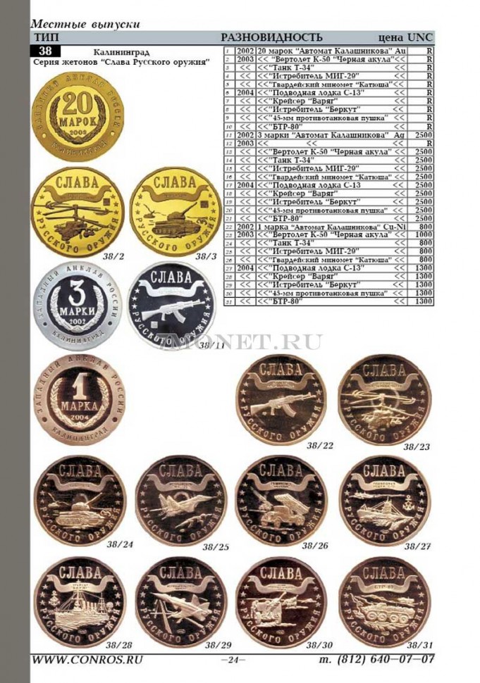 Каталог-справочник "Монеты РСФСР, СССР и России 1921-2018 годов". Редакция 45 Конрос, январь 2018 год