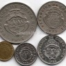 Коста-Рика набор из 5-ти монет