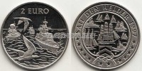 монета Нидерланды 2 евро 1997 год серия "Корабли и лодки"