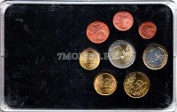 Словакия ЕВРО набор из 8-ми монет в пластиковой упаковке, цветной