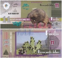 бона Тихий океан 11 долларов 2016 год Панголин