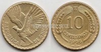 монета Чили 10 сентесимо 1966 год