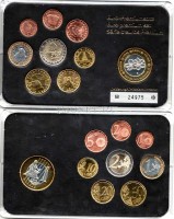 Словения ЕВРО набор из 8-ми монет  и жетона в пластиковой упаковке