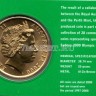 монета Австралия 5 долларов 2000 год Олимпийские игры в Сиднее - Стрельба, в буклете 26 из 28