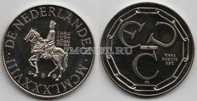 Нидерланды  1 экю 1988 год