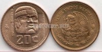 монета Мексика 20 сентаво 1983-1984 год