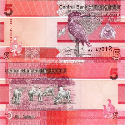 бона Гамбия 5 даласи 2019 год