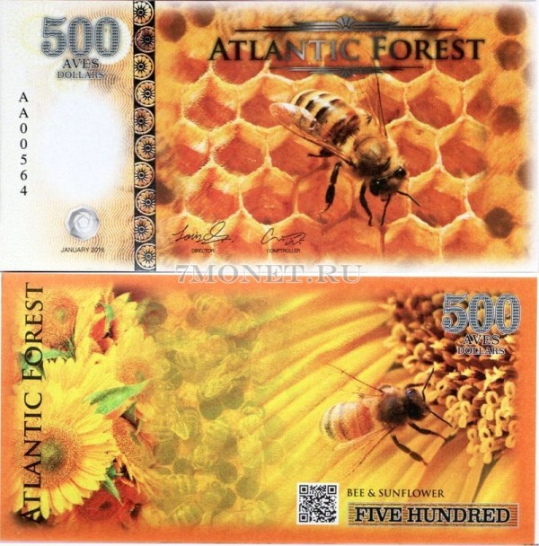 бона Атлантический лес 500 долларов 2016 год