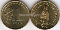 монета Парагвай 1 гуарани 1993 год