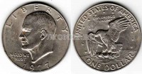 монета США 1 доллар 1977 год Эйзенхауер