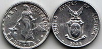 монета Филиппины 10 сентаво 1944 год